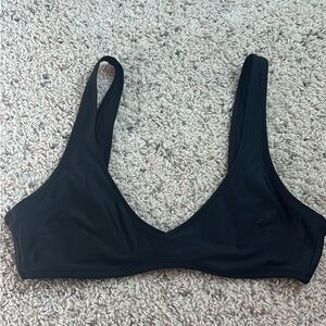 Black Women's Swim Top
